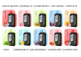 レミメガ REMIT MEGA(YUMI & VAAL Mega 20000) 18000パフ ニコチンソルト 50mg 充電式使い捨てキット 650mAh 18ml