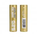 ゴリシ Golisi G25 IMR 18650 2500mAh 25A フラットトップ リチウムイオン充電式バッテリー 2個