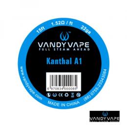 15フィート　バンディベイプ(Vandy Vape)　カンタルA1　ワイヤー22ga(15ft Vandyvape Kanthal Wire 22ga)