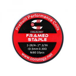 コイルロジー(Coilology)　Framed Staple Prebuilt Coil コイル　28ga*2+38ga*28ga*4+36ga　10個セット
