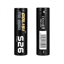 Golisi S26 IMR 18650 2600mAh 35A Flat Top Li ion Rechargeable Battery　リチウムイオン充電池 2個